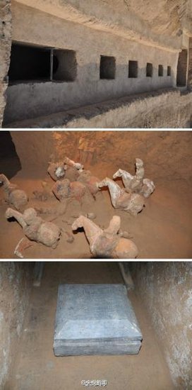 唐代女官上官婉兒墓葬內部照片曝光