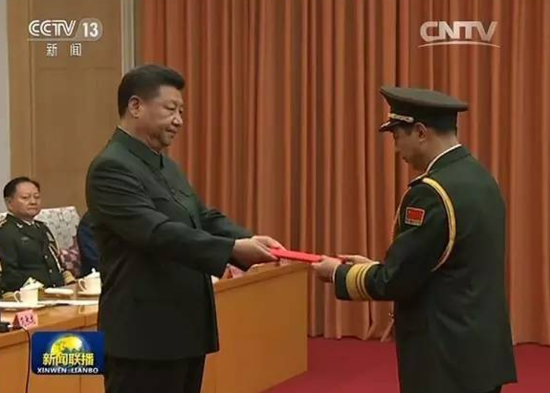 朱福熙乙曉光晉升上將 媒體圖解解放軍軍銜