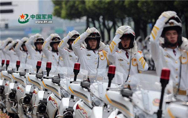 圖為9月4日,國賓護衛(wèi)隊員整裝待發(fā)。當(dāng)日,G20峰會在杭州開幕。